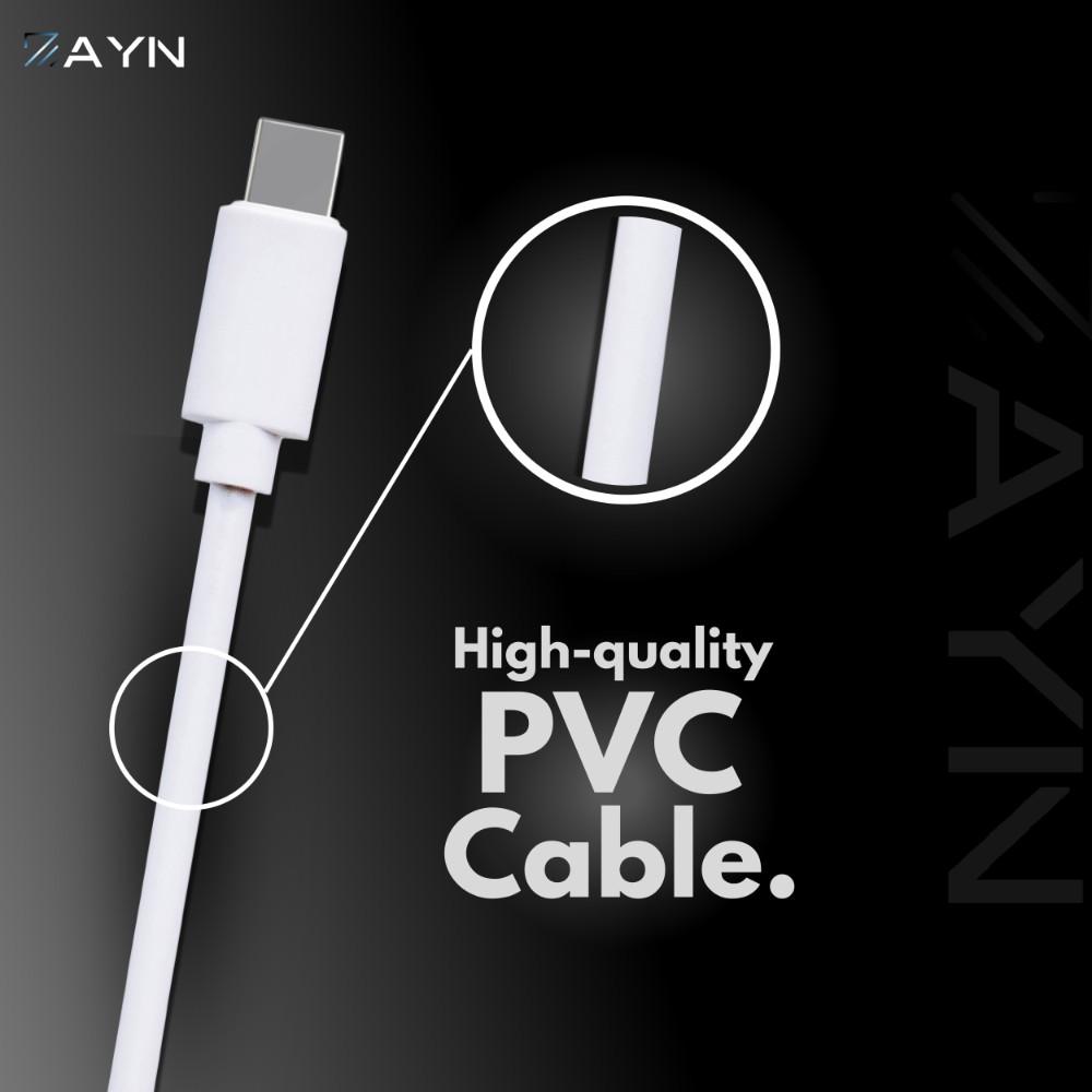 Zayn C to C with Aluminium Shield Data Cable