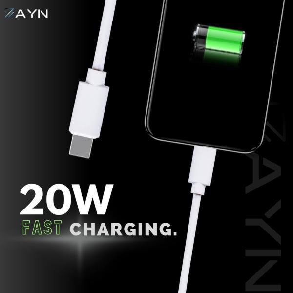 Zayn C to C with Aluminium Shield Data Cable
